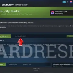 Jak sprawdzić ile się wydało na Steam? Kliknij "My Market History" na stronie Community Market.
