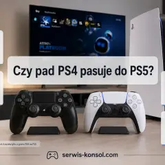 Czy pad od PS4 pasuje do PS5? Tak, ale tylko do gier z PS4. Do gier PS5 potrzebny jest DualSense.