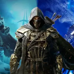 Trzech bohaterów z popularnych gier mmorpg: mroczny władca, skryty łucznik i rycerz w lśniącej zbroi.