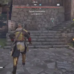 Samuraj w grze Assassin's Creed Bloodlines zmierza do zamku Kameyama.