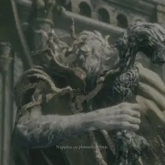 Margit, the Fell Omen z Elden Ring, z groźną miną i kosturem. "Napędza cię płomień ambicji.