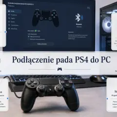 Jak podłączyć pada do PS4: przewodowo przez USB, bezprzewodowo przez Bluetooth, z DS4Windows lub Steam Input.