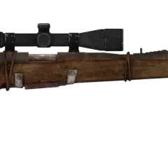 Karabin snajperski z lunetą, podobny do tego, którego używał Boone w Fallout: New Vegas.