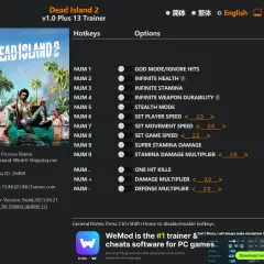 Kody do gry Dead Island: Sekrety ułatwiające rozgrywkę