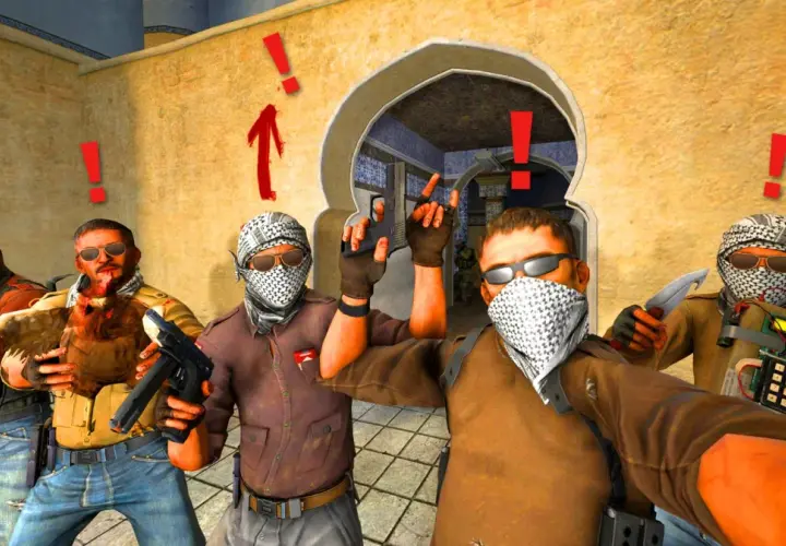 Pięciu graczy z CS:GO pozuje do selfie z kurczakiem i bombą. Pora na csa!