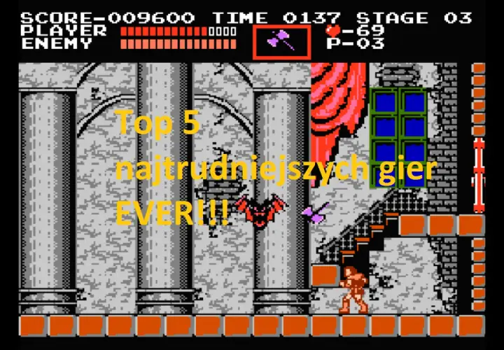 Top 5 najtrudniejszych gier EVER!!! Wampir i potwory czekają na gracza w tej klasycznej grze.