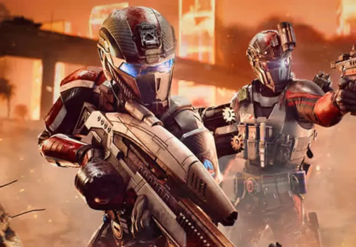Dwóch żołnierzy w futurystycznych zbrojach, gotowych do walki. Czy to zapowiedź Mass Effect 5?