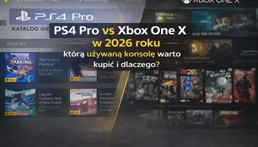 Porównanie PS4 Pro vs Xbox One X w 2026 roku. Którą konsolę warto kupić?