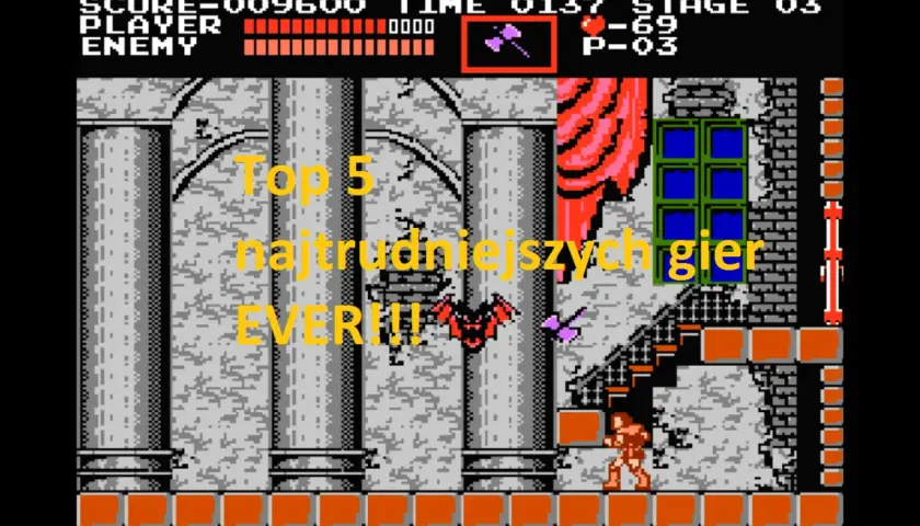 Top 5 najtrudniejszych gier EVER!!! Wampir i potwory czekają na gracza w tej klasycznej grze.