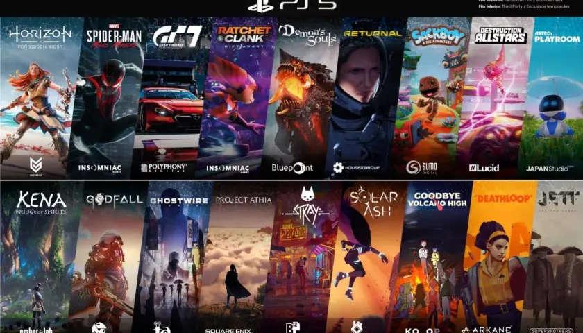 Najlepsze gry na PS5: Horizon, Spider-Man, Gran Turismo, Ratchet & Clank, Demon's Souls, Returnal, Sackboy, Astro's Playroom i inne.