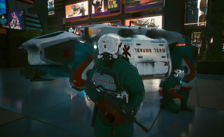 Trauma Team w Cyberpunku - Ile kosztuje życie w Night City?