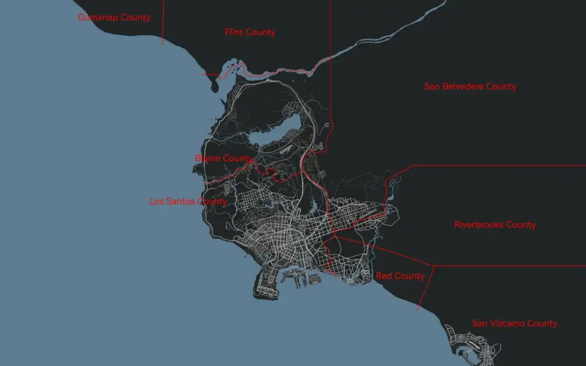 Los Santos w GTA - dlaczego ta mapa tak dobrze działa?