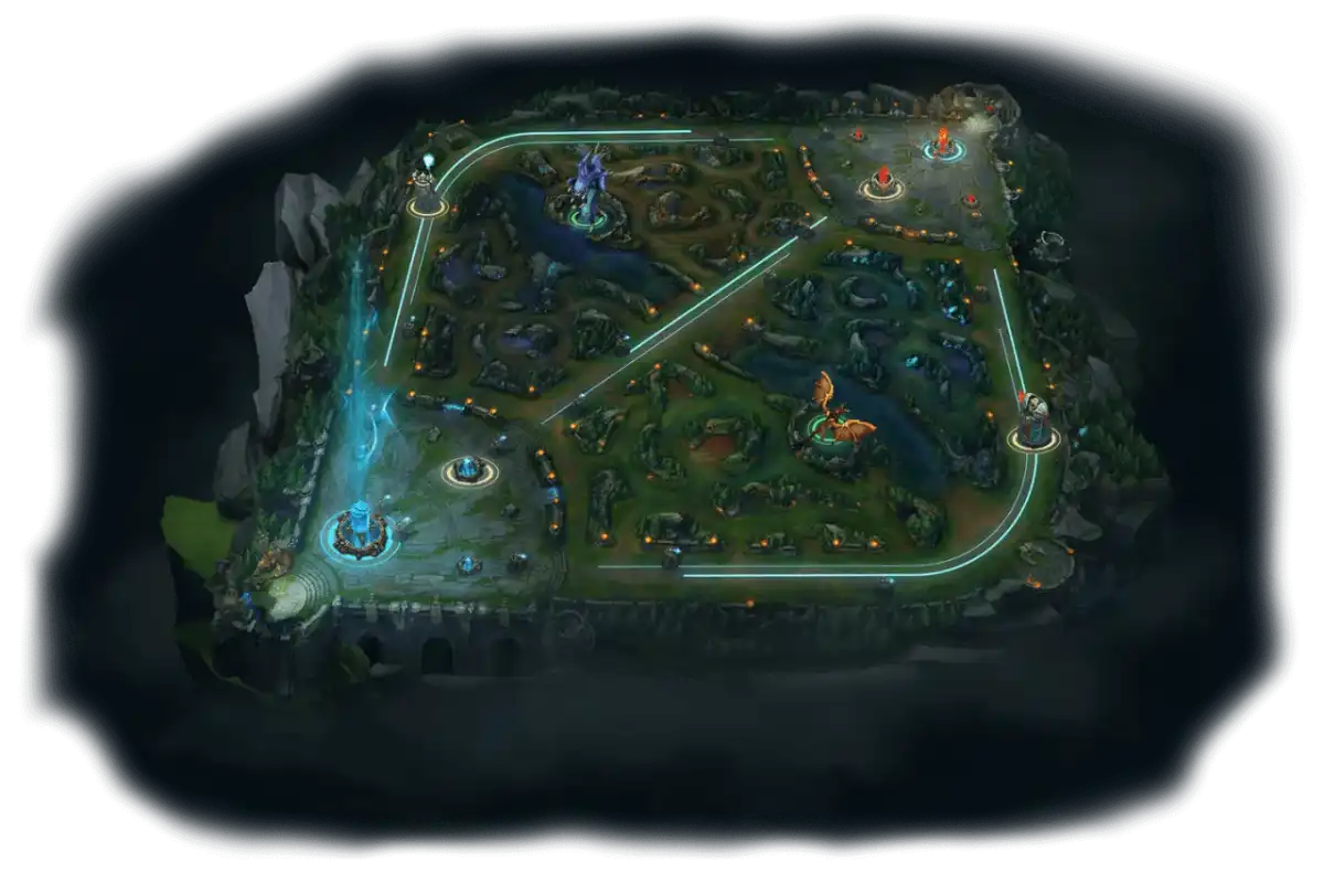 Summoner's Rift w LoL-u - jak czytać mapę i wygrywać?