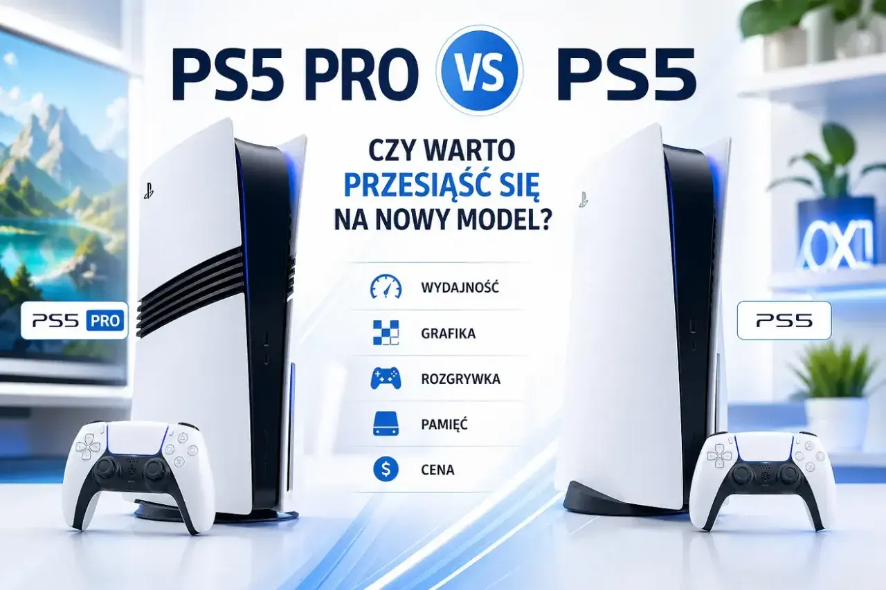 Porównanie PS5 Pro i PS5. Czy warto czekać na premierę PS5 Pro? Sprawdź wydajność, grafikę, rozgrywkę i cenę.