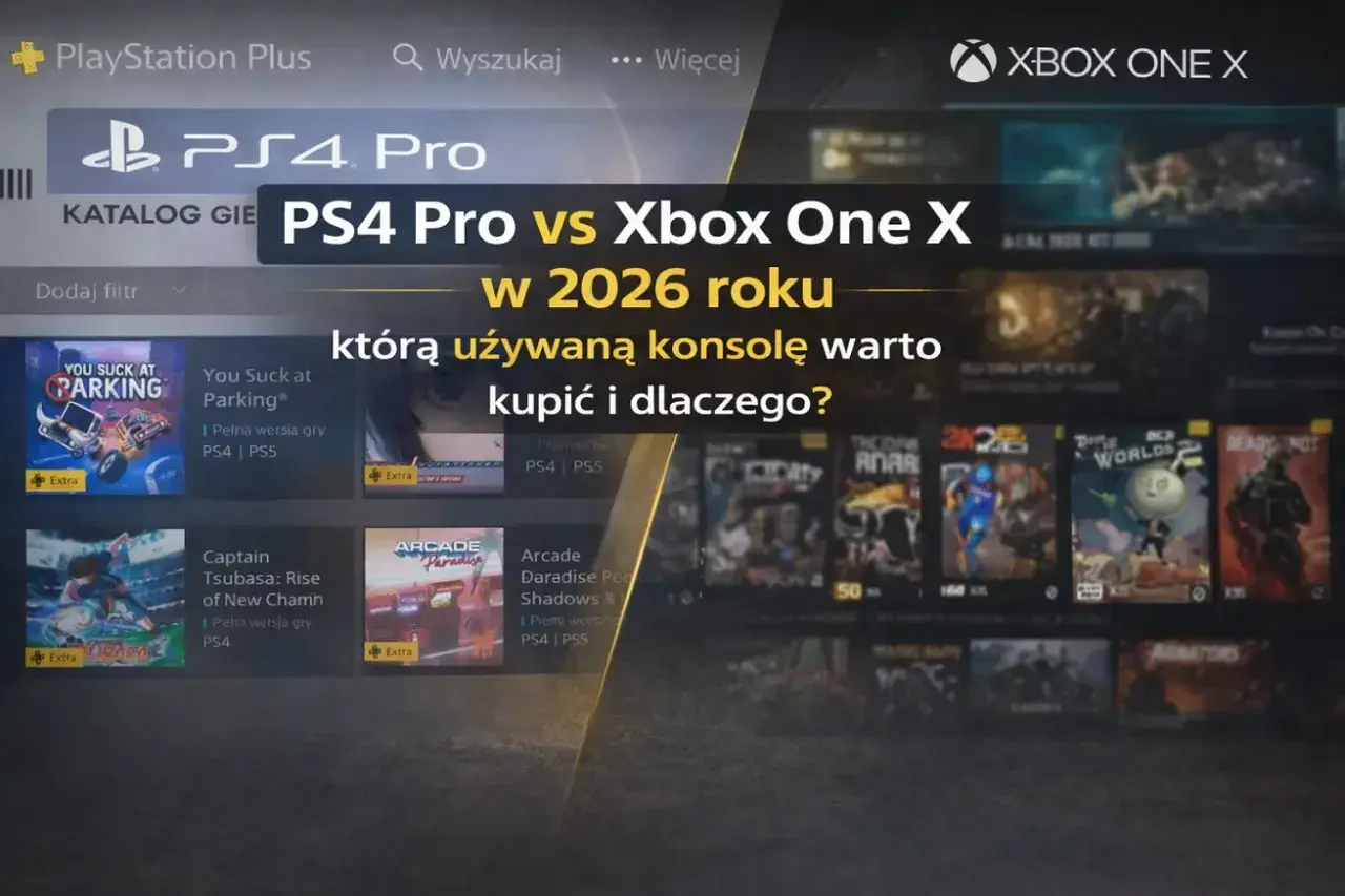 Porównanie PS4 Pro vs Xbox One X w 2026 roku. Którą konsolę warto kupić?