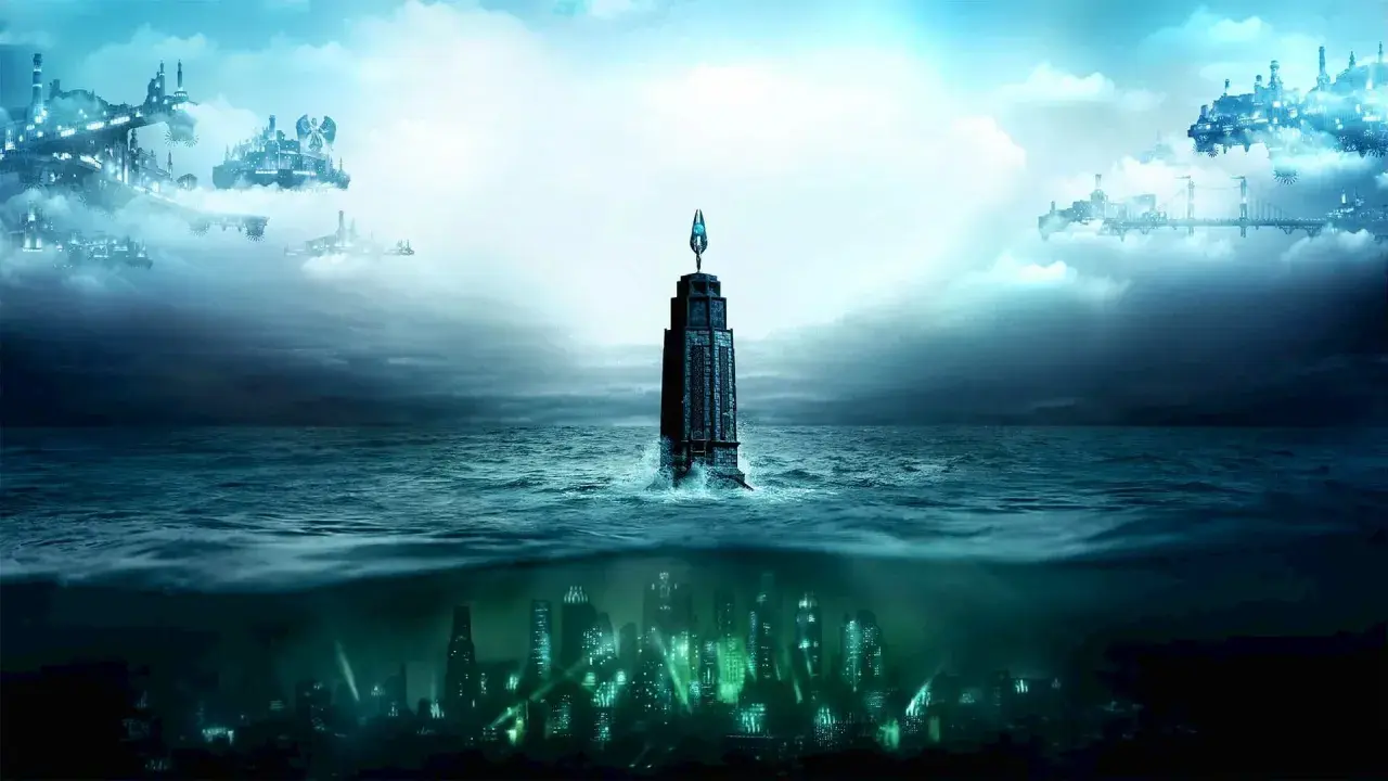 Wieża wznosi się z oceanu, a pod wodą widać podwodną metropolię. Czy to zapowiedź **Bioshock 4**?