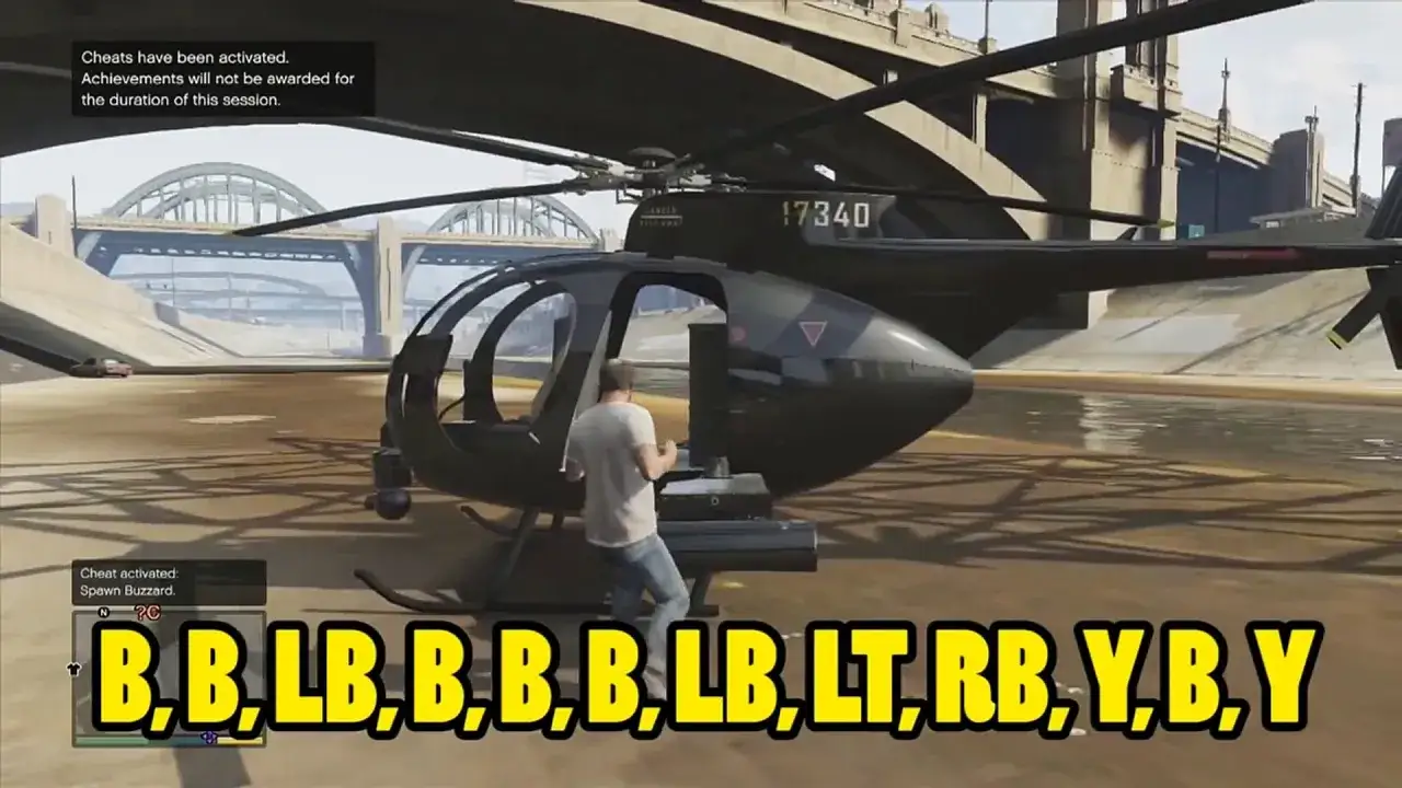 Kod na helikopter gta 5: Spawn Buzzard. Aktywuj oszustwo, by wzbić się w powietrze!