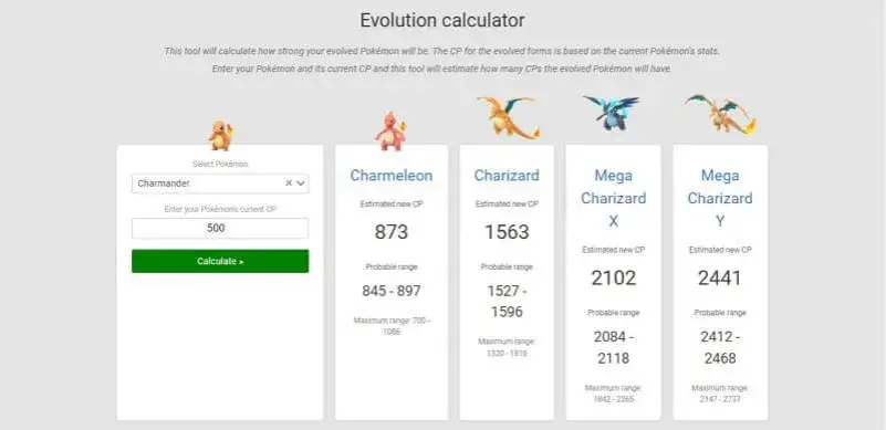 Zdjęcie Jak przewidzieć CP Pokemona po ewolucji? Kalkulator mocy