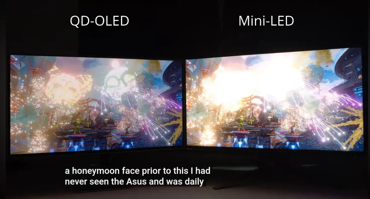Porównanie QD-OLED i Mini-LED: eksplozja kolorów na ekranach.